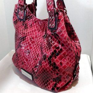 White House Black Market Pink & Black Shoulder Bag